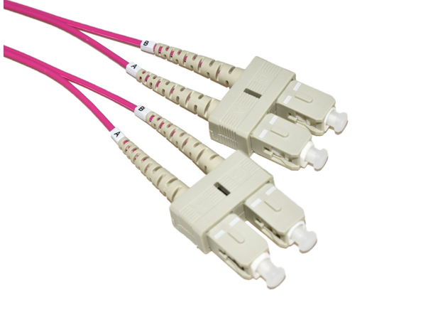 LinkIT fibersnor OM4 SC/SC 1.5m Duplex , MM , LSZH 