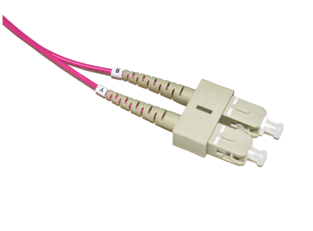 LinkIT fibersnor OM4 SC/SC 1.5m Duplex , MM , LSZH 