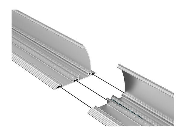 Multibrackets Cable Cover Floor Aluminum 139mm-W 2200mm-L* 