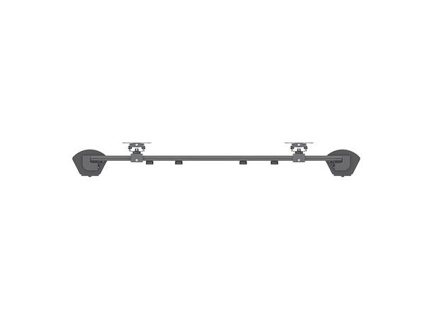 Multibrackets Deskmount Pro MBDM2x2U Sølv. 100x100, 20Kg, 4x 15"-30" 