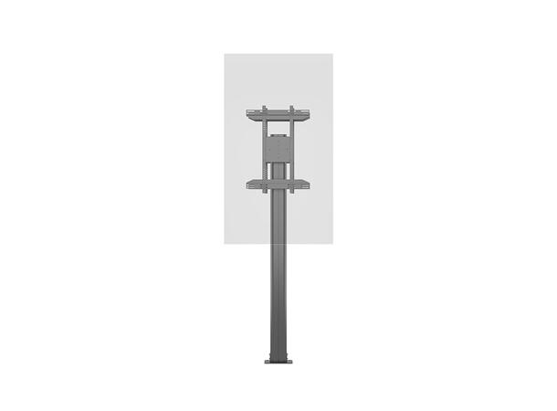 Multibrackets Gulvstativ 210 B2B Svart, 800x400, 75Kg 