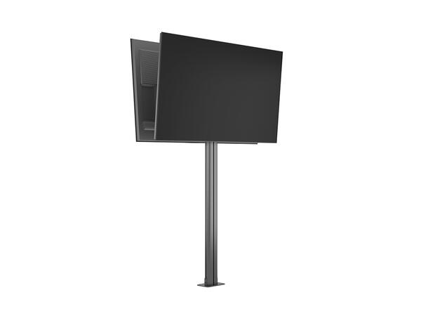 Multibrackets Gulvstativ 210 B2B Svart, 800x400, 75Kg 