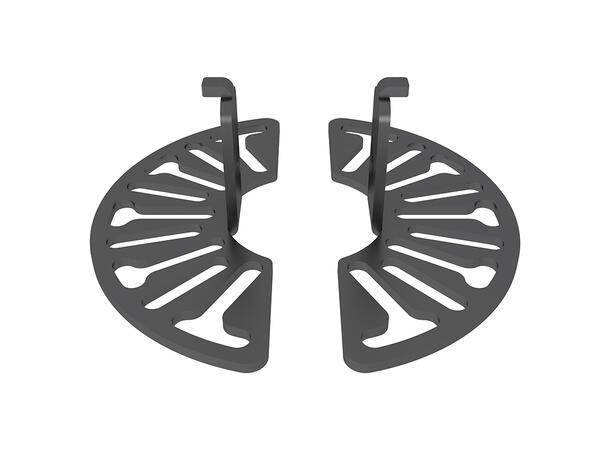 Multibrackets Pro Kamera feste Dome CCTV Svart | 10Kg 