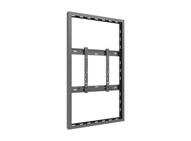 Multibrackets Pro Series - Enclosure 55" Wall Slim Medium Black 