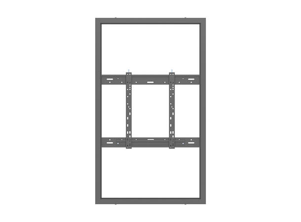 Multibrackets Pro Series - Enclosure 55" Wall Slim Medium Black 