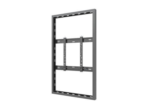 Multibrackets Pro Series - Enclosure 55" Wall Slim Medium Black 