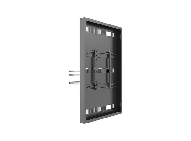 Multibrackets Pro Series - Enclosure 55" Column Medium Black* 