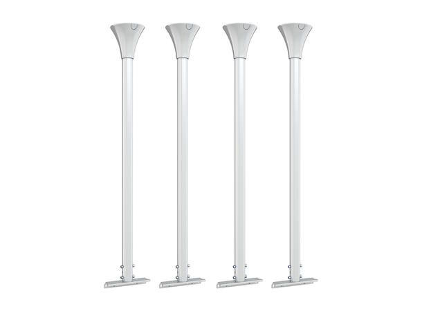 Multibrackets Pro Series - Floor to Ceil ing Kit Large White* 