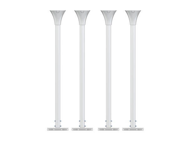 Multibrackets Pro Series - Floor to Ceil ing Kit Large White* 