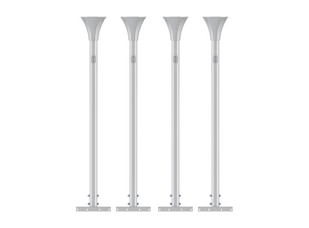 Multibrackets Pro Series - Floor to Ceil ing Kit Large White* 