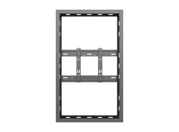 Multibrackets Pro kabinett vegg 43" Svart, 25Kg, Vesa 300x200 