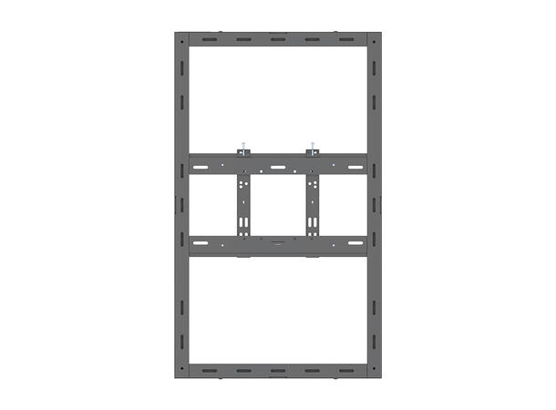 Multibrackets Pro kabinett vegg 43" Svart, 25Kg, Vesa 300x200 