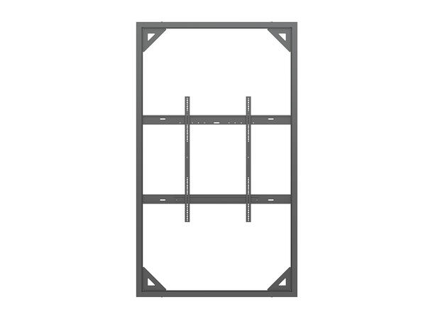 Multibrackets Pro kabinett vegg 98" Svart, 80Kg, Vesa 800x600 