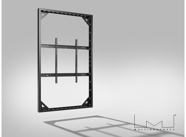 Multibrackets Pro kabinett vegg 98" Svart, 80Kg, Vesa 800x600 