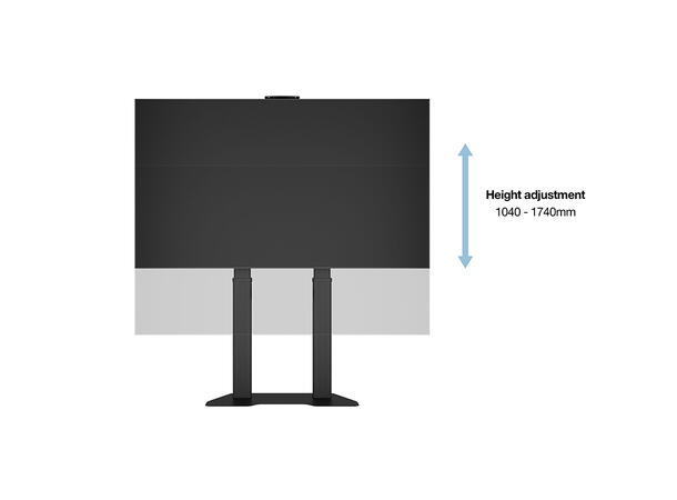 Multibrackets Public Floorbase Dual Pill ar 180 HD 