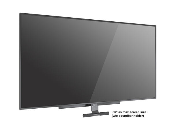 Multibrackets Pull Down X-Large Svart, VESA 800x500, 40 Kg, 55-86" 