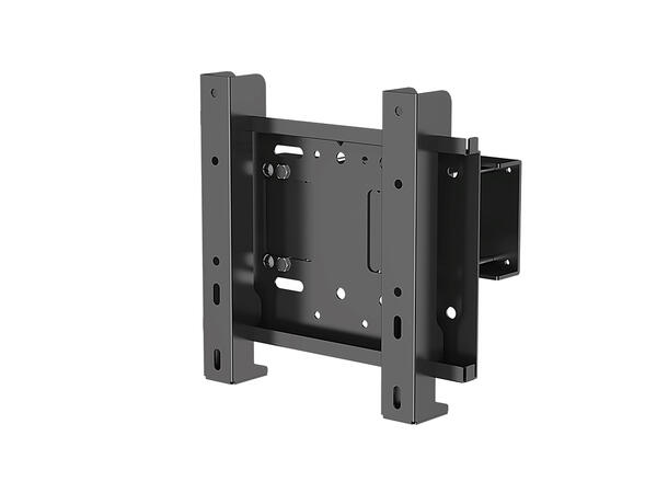 Multibrackets Rørfeste 100/200 Svart, 200x200, 30Kg, 15"-32" 