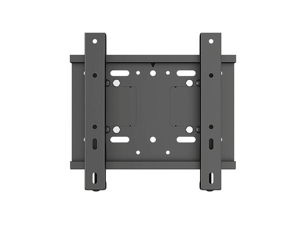 Multibrackets Rørfeste 100/200 Svart, 200x200, 30Kg, 15"-32" 
