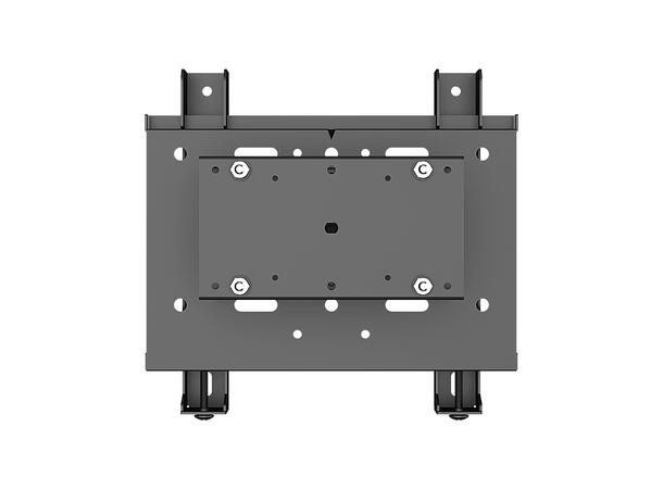 Multibrackets Rørfeste 100/200 Svart, 200x200, 30Kg, 15"-32" 