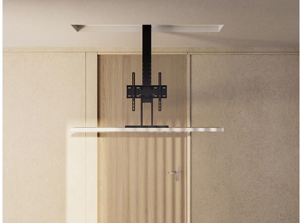 Multibrackets TV heis Drop Down tak Svart, 400x400, 45Kg, 32-55" 