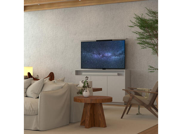 Multibrackets TV heis kabinett 65" Hvit, 50Kg, VESA 600400 