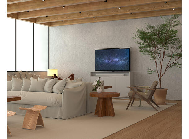 Multibrackets TV heis kabinett 65" Hvit, 50Kg, VESA 600400 