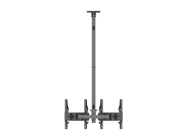 Multibrackets Takfeste Pro MBC2UPV Svart, 400x400, 60Kg, 1155cm, 43"-50" 
