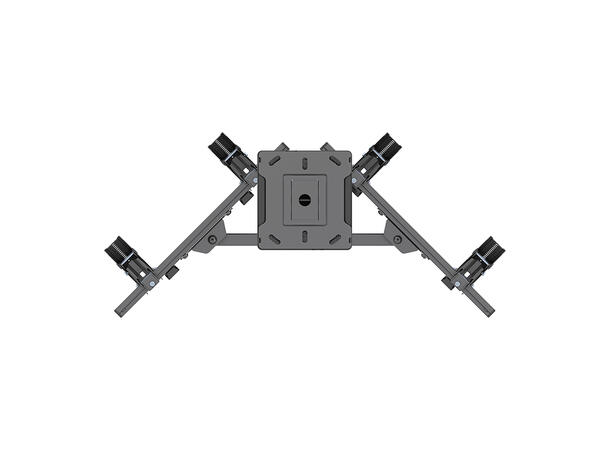 Multibrackets Takfeste Pro MBC2UPV Svart, 400x400, 60Kg, 1155cm, 43"-50" 