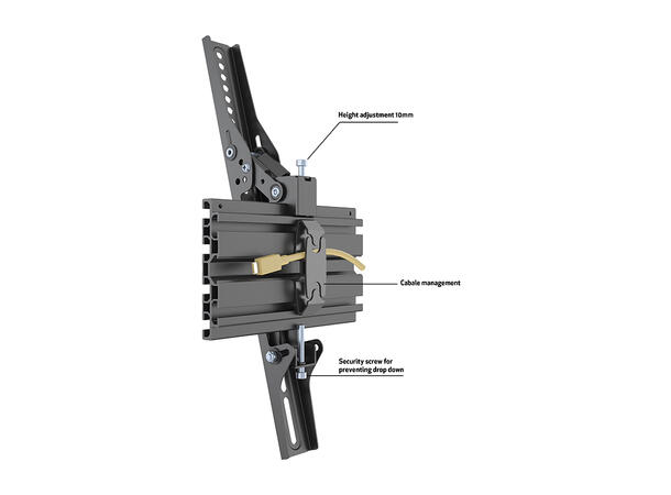 Multibrackets Takfeste Pro MBC2UPV Svart, 400x400, 60Kg, 1155cm, 43"-50" 