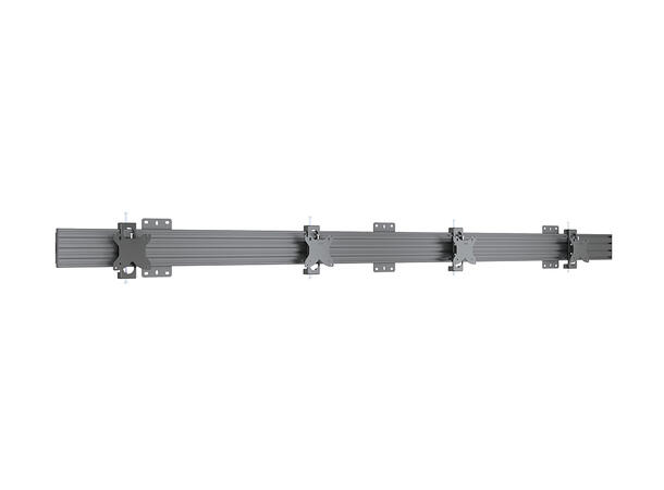 Multibrackets Veggfeste Pro MBW4U Tilt Svart, vesa 75-100, maks10Kg per skjerm 