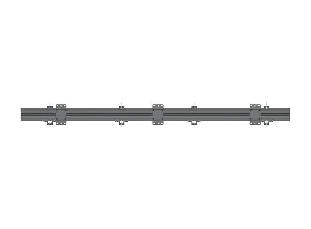 Multibrackets Veggfeste Pro MBW4U Tilt Svart, vesa 75-100, maks10Kg per skjerm 