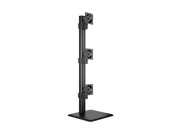Multibrackets bordstativ HD triple Svart , VESA 100, 3 x 15Kg, 32-50" 