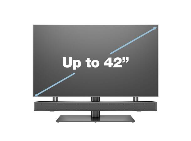 Multibrackets bordstativ soundbar 42" Svart, 600x400, 40Kg, 35-42" 