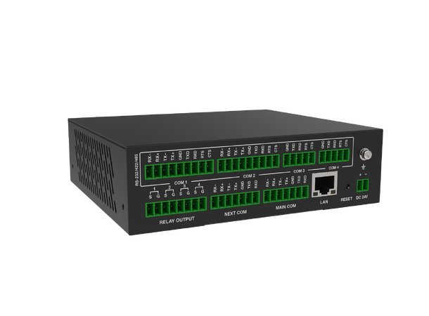 Stoltzen Poseidon CX44 Serial Server 4x RS232 | 4x Relay | Trident™ 