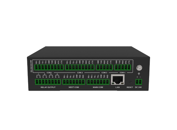 Stoltzen Poseidon CX44 Serial Server 4x RS232 | 4x Relay | Trident™ 