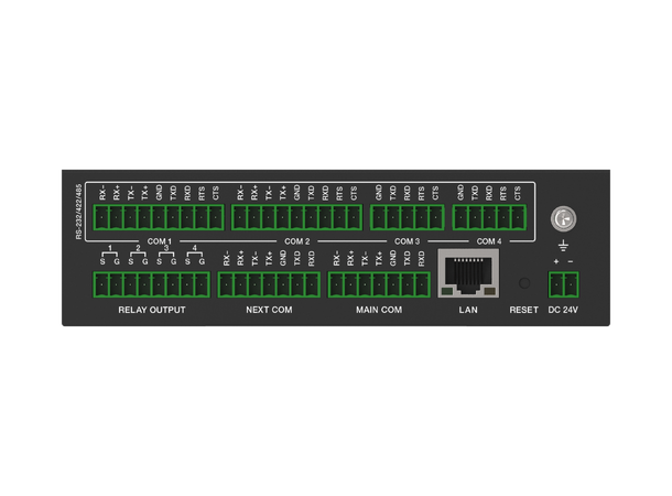 Stoltzen Poseidon CX44 Serial Server 4x RS232 | 4x Relay | Trident™ 