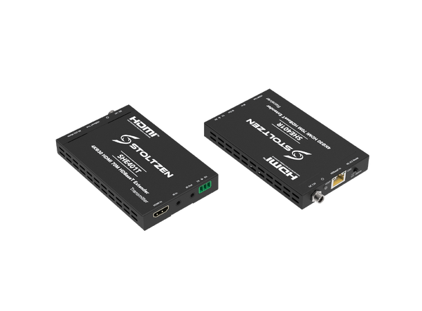 Stoltzen SHE401K HDBaseT Kit med RS232 HDMI 10.2Gbps 4K, RS232 & IR