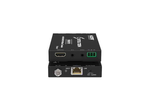 Stoltzen SHE401 HDBaseT Kit med RS232 HDMI 10.2Gbps 4K, RS232 & IR 
