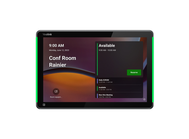 Yealink RoomPanel Plus Microsoft Teams RoomPanel Plus |  Black 