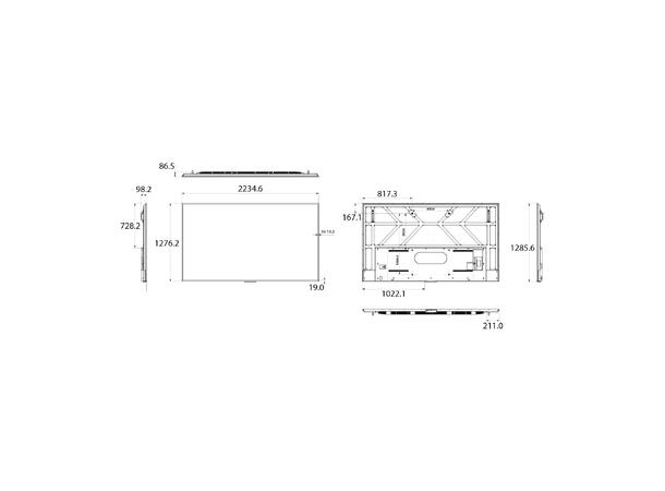 Hisense 100" 24/7 UHD 4K 500 nits Haze 25% | Wireless share | Android 11 