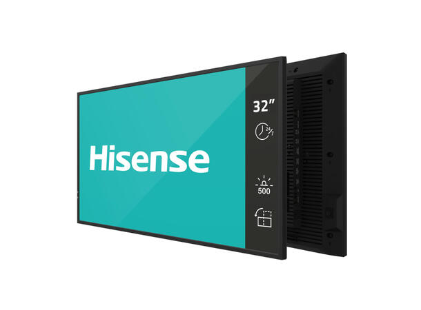 Hisense 32" 24/7 FHD 4K 500 nits D-LED Haze 25% | Wireless share | Android 11