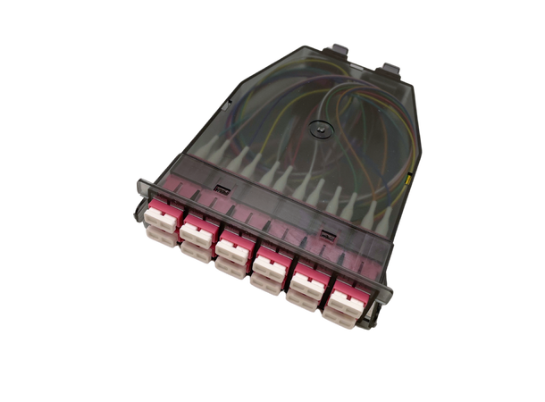 LinkIT MTP Cassette OM4 U 2x12xLC Universal | 2xMPO connector | 2x12 LC 