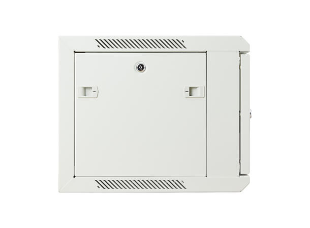 LinkIT Veggskap 19' 6U grå B600xD450xH368 , glass 