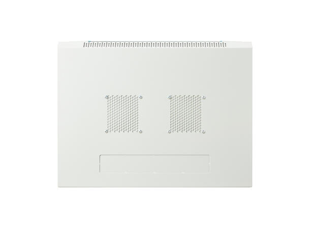 LinkIT Veggskap 19' 6U grå B600xD450xH368 , glass 