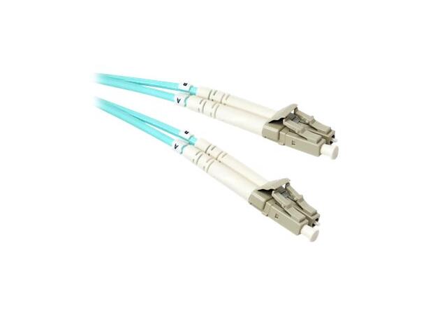 LinkIT fibersnor OM4 LC/LC 3m Duplex | MM | LSZH | Aqua 