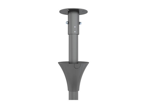 Multibrackets Gulv/tak Pro MBFC1UX2 Svart, 600x600, 60Kg per skjerm,2 x75" 