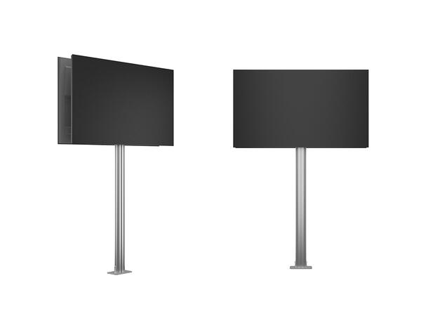 Multibrackets Gulvstativ180 B2B sølv 700x400, 60Kg, 24"-65" 