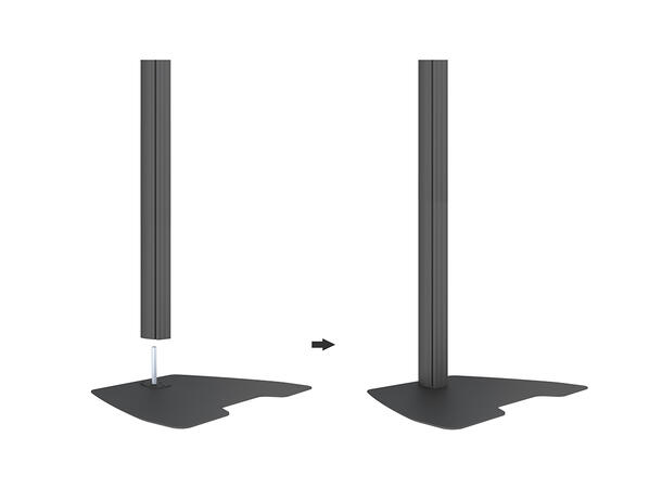 Multibrackets Pro Large Floorplate column 180cm 