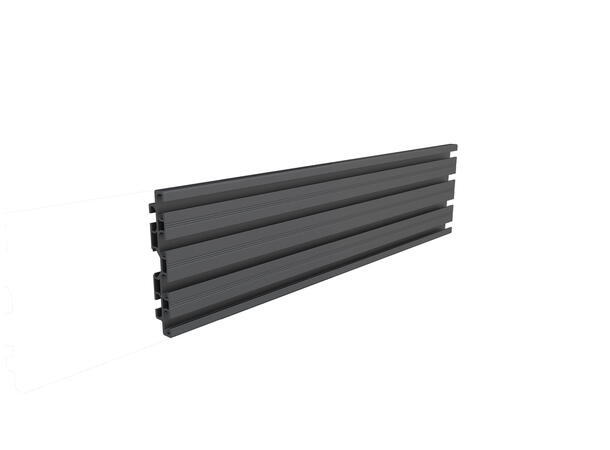 Multibrackets Pro Screen Rail 28cm svart 