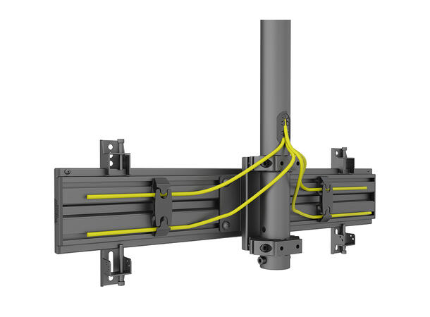 Multibrackets Pro Series - Cable MGMT Cl ip 2-pack, 1 Pipe Cover, 2 Side Cover 